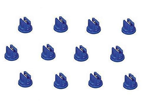 DURAFORCE Pack of 12 - TeeJet Flat Spray Tips Blue 110° Polymer w/ SS Insert Visiflo