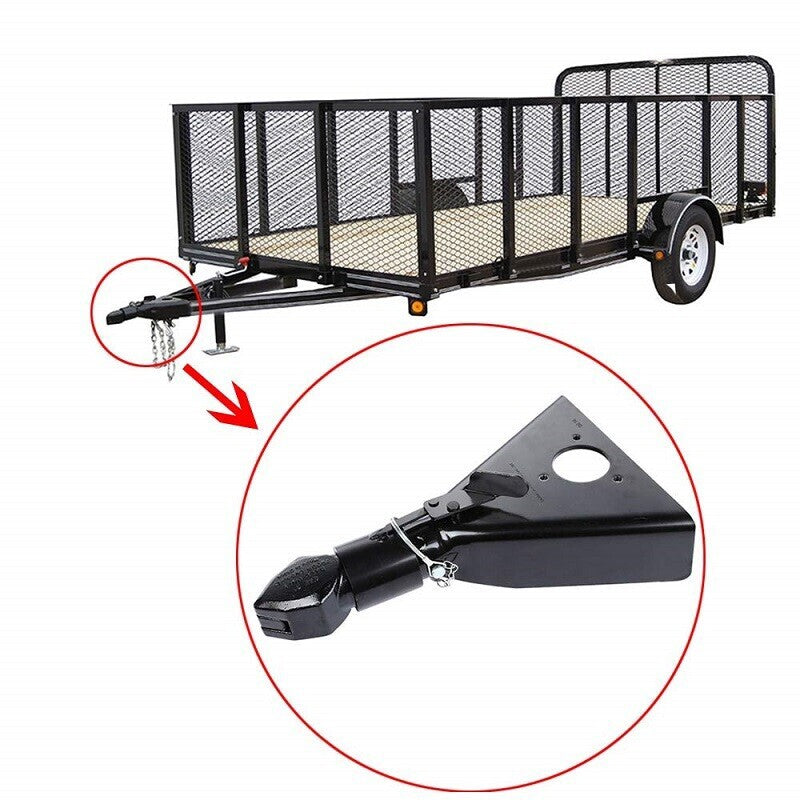 DURAFORCE A-Frame Forged Trailer Coupler w/ 2" Ball For 50° Trailer Tongue 7,000 LB