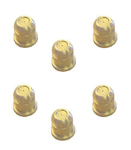 DURAFORCE Pack of 6 - TeeJet ConeJet Brass Hollow Cone Spray Tips 0.033 GPM @ 40 PSI TX-2