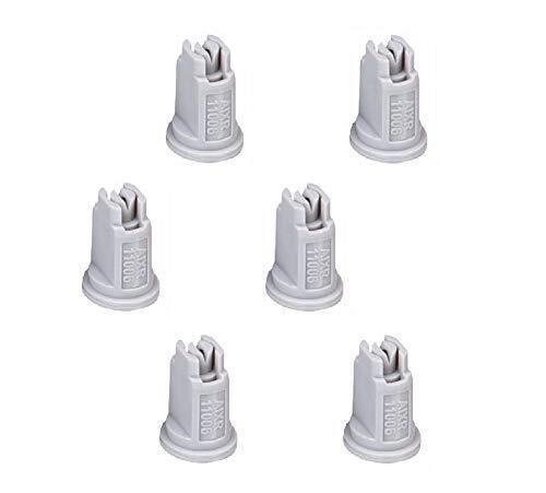 DURAFORCE Pack of 6 - TeeJet Air Induction XR Flat Spray Tips Gray 110° 0.6 GPM @ 40 PSI