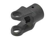 DURAFORCE Weasler 1-1/4" Round Bore 1/4" & 5/16" Keyway & Set Screw Implement Yoke 14N