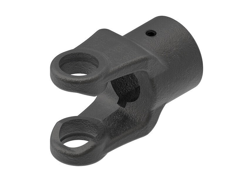 DURAFORCE Weasler 1-1/4" Round Bore 1/4" & 5/16" Keyway & Set Screw Implement Yoke 14N