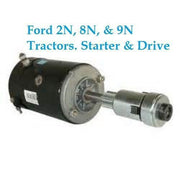 DURAFORCE Starter & Drive Replacement For Tractor 28HP, 30HP & Lester 3109 2N 8N 9N