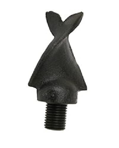 DURAFORCE Fish Tail Post Hole Digger Auger Point Type 1-1/4" Thread 50200