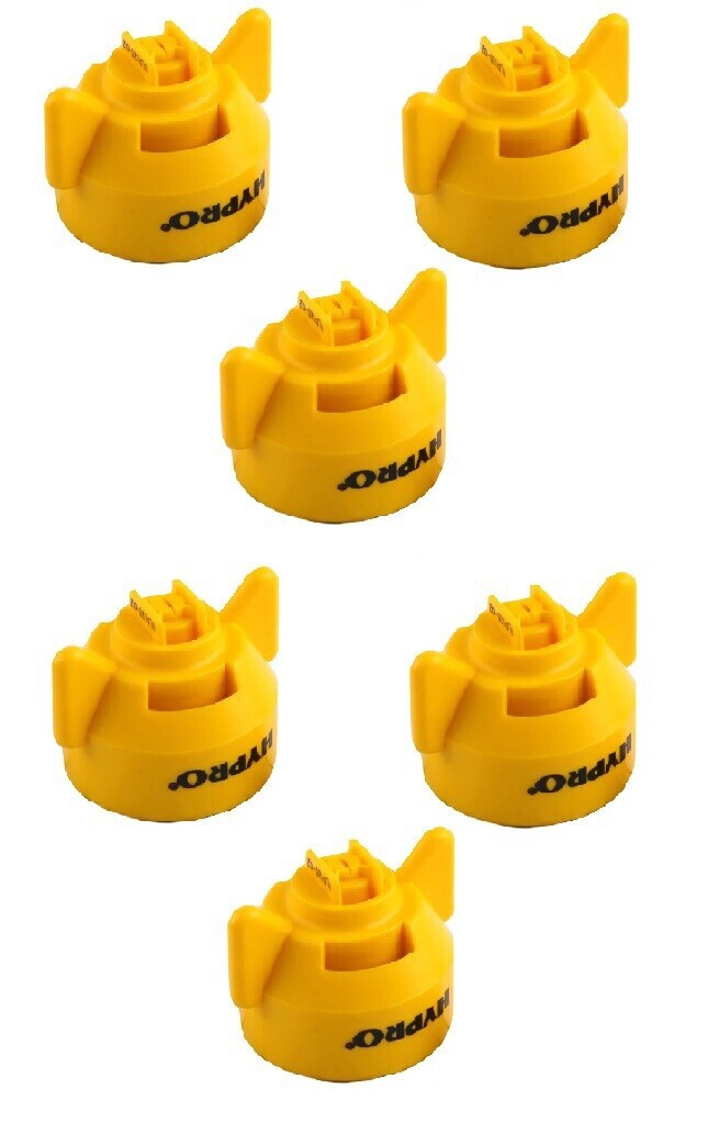 DURAFORCE 6 of Hypro Ultra-Lo Drift Yellow Polymer Spray Tip 120° Rated @ 0.20 GPM 40 PSI
