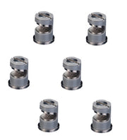 DURAFORCE Pack of 6 - TeeJet FloodJet Gray SS Wide Angle Flat Spray Tips 0.6 GPM @ 40 PSI