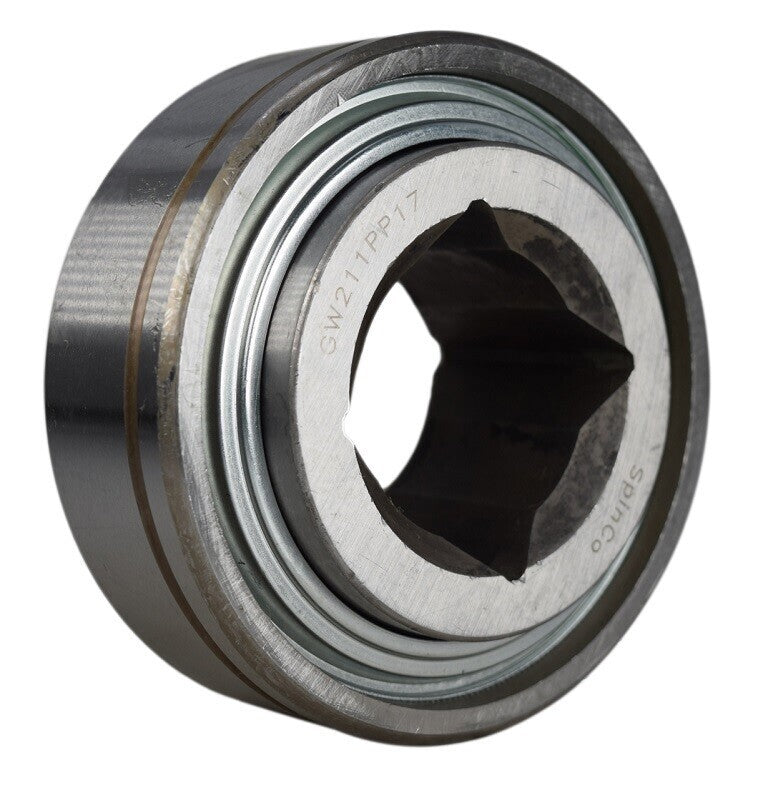 DURAFORCE Greasable Disc Harrow Bearing 1-1/2" Square Bore x 3.937" Flat Re-Lube OD