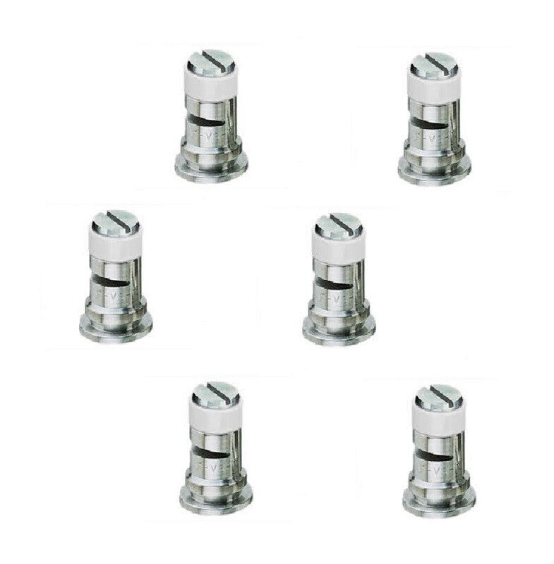 DURAFORCE Pack of 6 - TeeJet Stainless Steel Wide Angle Spray Tips Rated 0.8 GPM @ 40 PSI