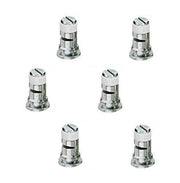 DURAFORCE Pack of 6 - TeeJet Stainless Steel Wide Angle Spray Tips Rated 0.8 GPM @ 40 PSI