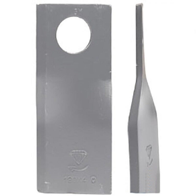 DURAFORCE 25 of Disc Mower Blade 18° Right-Hand 48 MM Wide x 120 MM Long x 23 MM Hole
