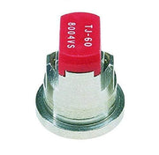 DURAFORCE TeeJet TwinJet Twin Flat Spray Tip Stainless Steel w/ 80° VisiFlo TJ60-8004VS