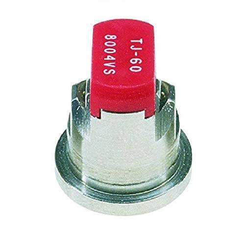 DURAFORCE TeeJet TwinJet Twin Flat Spray Tip Stainless Steel w/ 80° VisiFlo TJ60-8004VS