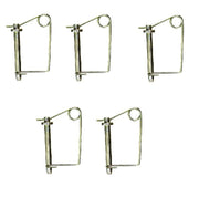 DURAFORCE 5 of Wire Lock Hitch Pin 5/8" x 4-1/4" Usable Length 25223