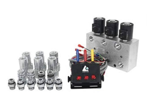 DURAFORCE Hydraulic Multiplier 3 Circuit Kit w/ Switchbox Control & Couplers 12370
