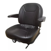 DURAFORCE Tractor & Industrial High Back Seat with Integrated Suspension & Armrests