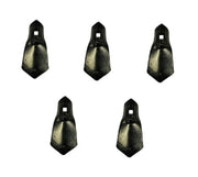 DURAFORCE 5 of S-Tine Sweeps 2.75" x 1/4" Thick w/ 3/8" Bolt Hole (3/8" x 1.25" Head Bolt)