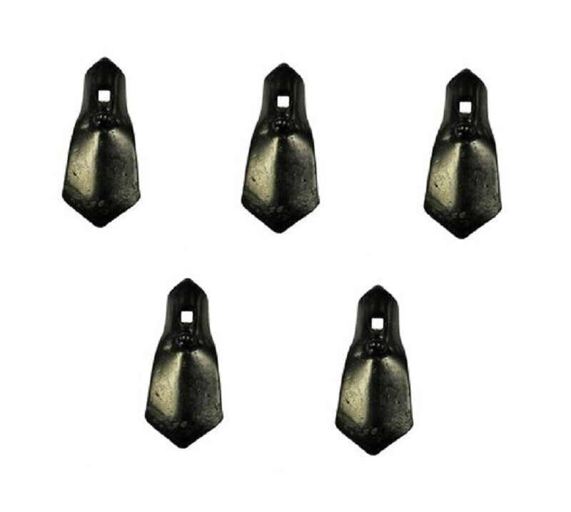 DURAFORCE 5 of S-Tine Sweeps 2.75" x 1/4" Thick w/ 3/8" Bolt Hole (3/8" x 1.25" Head Bolt)
