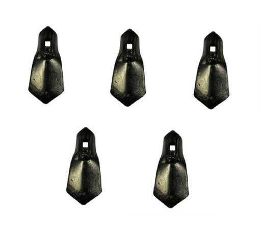DURAFORCE 5 of S-Tine Sweeps 2.75" x 1/4" Thick w/ 3/8" Bolt Hole (3/8" x 1.25" Head Bolt)