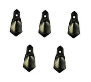 DURAFORCE 5 of S-Tine Sweeps 2.75" x 1/4" Thick w/ 3/8" Bolt Hole (3/8" x 1.25" Head Bolt)