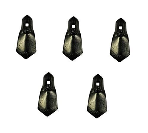 DURAFORCE 5 of S-Tine Sweeps 2.75" x 1/4" Thick w/ 3/8" Bolt Hole (3/8" x 1.25" Head Bolt)