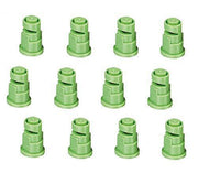 DURAFORCE Pack of 12 - TeeJet Polymer Wide Angle Spray Tips Rated 1.5 GPM @ 40 PSI