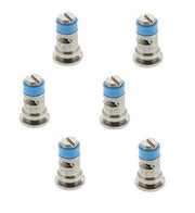 DURAFORCE Pack of 6 - TeeJet Stainless Steel Wide Angle Spray Tips Rated 1.0 GPM @ 40 PSI