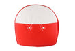 DURAFORCE 21" Red & White Tractor Pan Seat Cover Cushion with 1.50" Foam Padding C-903