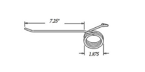 DURAFORCE 10 of Rake Teeth 7.25" Tine x 0.9375" Coil x 2.5" Hook w/ 0.262 Wire 66753MO