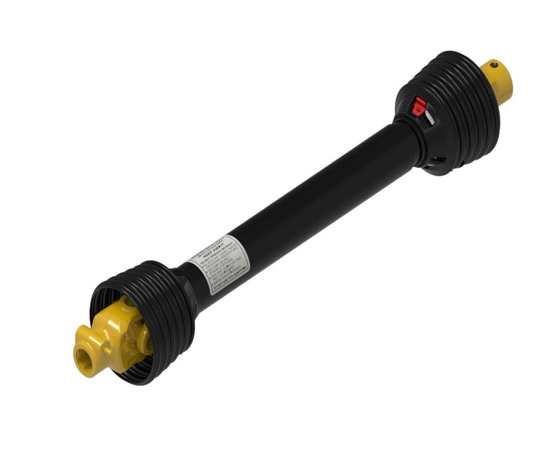 DURAFORCE 51" Complete PTO Driveline 1-3/8" 6 Spline QD x 1-3/8" Round w/ Pin Hole