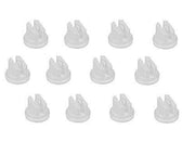 DURAFORCE Pack of 12 - TeeJet Flat Spray Tips White 80° Polymer 0.8 GPM @ 40 PSI TP8008VP