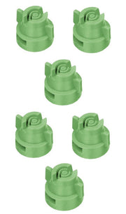 DURAFORCE Pack of 6 - TeeJet Extended Range Spray Tip w/ Cap 110° Polymer 1.5 GPM @ 40 PSI