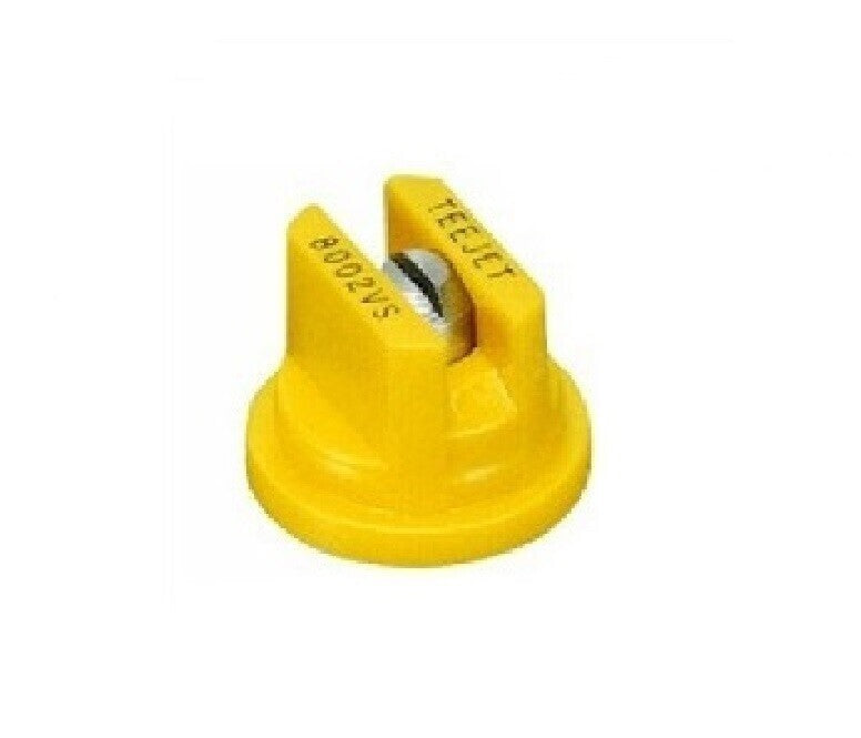 DURAFORCE TeeJet Flat Spray Tip Yellow 80° Polymer w/ SS Insert 0.20 GPM @ 40 PSI TP8002VS