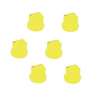 DURAFORCE Pack of 6 - TeeJet Drift Guard Flat Spray Tips Yellow 110° Polymer Visiflo