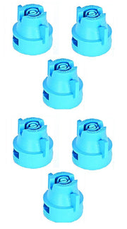 DURAFORCE Pack of 6 - TeeJet Extended Range Spray Tip w/ Cap 110° Polymer 1.0 GPM @ 40 PSI
