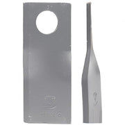 DURAFORCE 25 of Disc Mower Blade 18° Left-Hand 48 MM Wide x 120 MM Long x 23 MM Hole