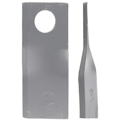 DURAFORCE 25 of Disc Mower Blade 18° Left-Hand 48 MM Wide x 120 MM Long x 23 MM Hole