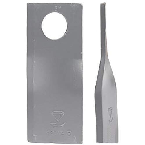 DURAFORCE 25 of Disc Mower Blade 18° Left-Hand 48 MM Wide x 120 MM Long x 23 MM Hole