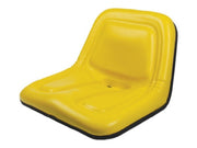 DURAFORCE Deluxe High-Back Steel Pan Seat 19.75" Wide x 14.13" Tall x 19.25" Depth Yellow