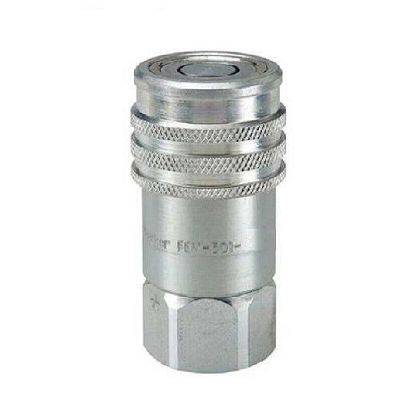 DURAFORCE Parker Flush Face Quick Coupler Body w/7/8-14" ORB Female Thread 0.5" Steel Body