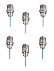 DURAFORCE Pack of 6 - TeeJet Stream-Jet Solid Stream SS Nozzle Spray Tip 3.0 GPM @ 40 PSI