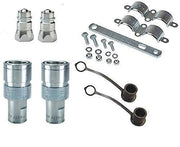 DURAFORCE Parker Hydraulic Break-Away Clamp Kit 1/2" NPT w/ One-Hand Connect/Disconnect