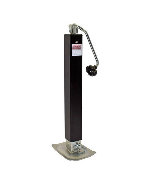 DURAFORCE Trailer Jack Square Top-Wind 7000lb Capacity Leg Extends Extra 13.50" 190500