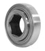 DURAFORCE 2 of Hex Bore Bearing 7/8" Bore x 2.04" OD x 1" IR Width x 0.59" OR Width