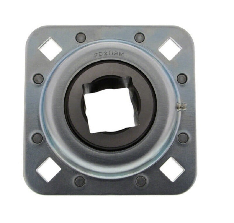 DURAFORCE 2 of Disc Harrow Bearing 1-1/2" Square Bore 4 - 0.531" x 0.59" Holes & 5.5" OAL