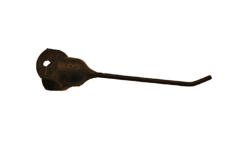 DURAFORCE Rubber Mount Rake Tooth 7" Tine x 1.625" Yoke Opening x 3/8" Holes RMT8