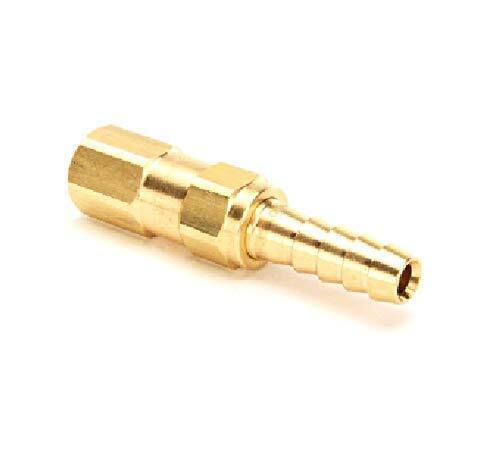 DURAFORCE TeeJet Brass Swivel 1/4" FNPS x 3/8" Hose Barb For 23 Series Spray Gun 11990-61