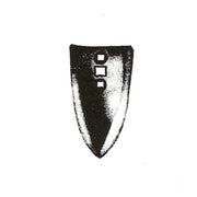 DURAFORCE Corn Shovel Sweep 5" x 8" x 1/4" Thickness w/ 2 - 7/16" Bolt Holes x 2" Spacing