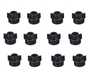 DURAFORCE Pack of 12 - Quick TeeJet Black Nylon Cap For TK-V & TF-V Style Spray Tips