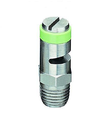 DURAFORCE TeeJet Turf-jet SS Wide Angle Flat Fan Spray Tip 1.5 GPM @ 40 PSI Visiflo Green