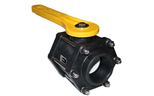 DURAFORCE 1.25" Poly Banjo Ball Valve Full Port 1-1/4" NPT Female USA MADE V125FP